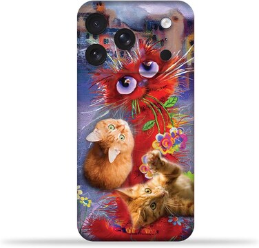 غطاء خلفي للهاتف المحمول من مادة TPU متوافق مع iPhone 17 Pro Max بتصميم 17