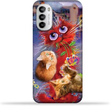 Generic TPU Mobile Back Case Cover Compatible With Motorola Moto G82 With Design 17