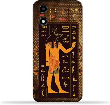 غطاء خلفي للهاتف المحمول من مادة TPU متوافق مع هاتف موتورولا موتو E14 بتصميم رقم 1