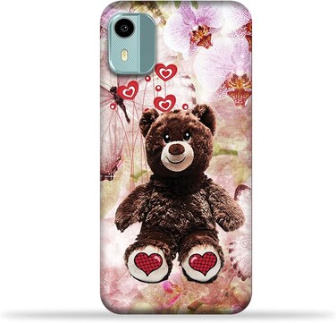 Generic TPU Mobile Back Case Cover Compatible With Nokia C12 Pro With Design 13