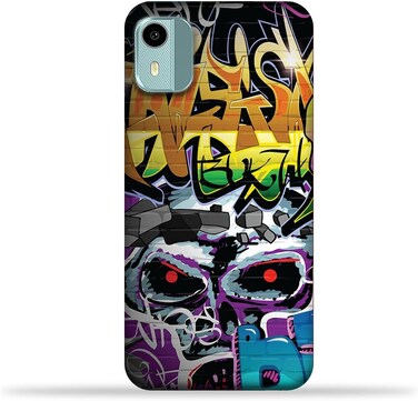 Generic TPU Mobile Back Case Cover Compatible With Nokia C12 With Design 03