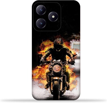 غطاء خلفي للهاتف المحمول من مادة TPU متوافق مع هاتف Realme C63 بتصميم رقم 6