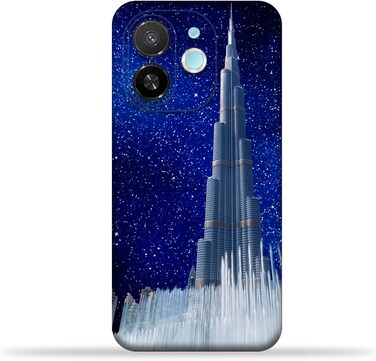 غطاء خلفي للهاتف المحمول من مادة TPU متوافق مع Tecno Spark 30C 5G بتصميم رقم 11