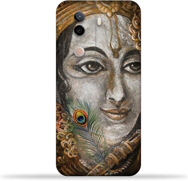 غطاء خلفي للهاتف المحمول من مادة TPU، متوافق مع هاتف Vivo V40e، بتصميم اللورد كريشنا.