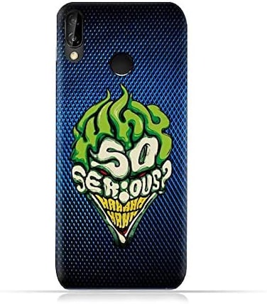Generic Huawei Nova 3e TPU Protective Silicone Case With Joker Why so Serious Design
