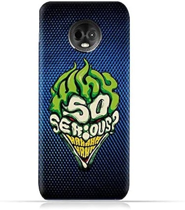 Generic Moto E5 Plus TPU Protective Silicone Case With Joker Why so Serious Design
