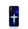 Eimo Apple iPhone X TPU Protective Silicone Case With Christian Cross On a Starry Night Design