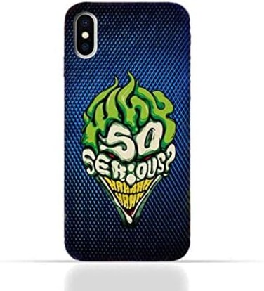 Eimo Apple iPhone X TPU Protective Silicone Case With Joker why so serious Design