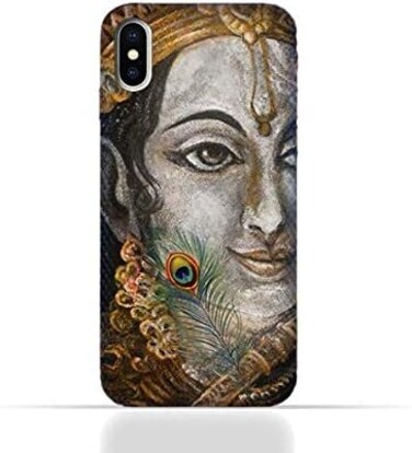 Eimo Apple iPhone X TPU Protective Silicone Case With Lord Krishna With Flute Design