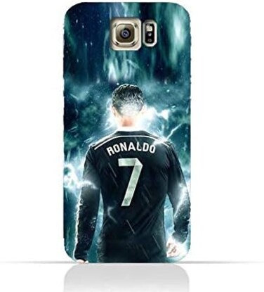 Eimo Samsung Galaxy S6 Edge Plus TPU Silicone Protective Case With Ronaldo Design