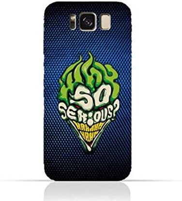 Eimo Samsung Galaxy S8 TPU Silicone Protective Case With Joker why so serious Design