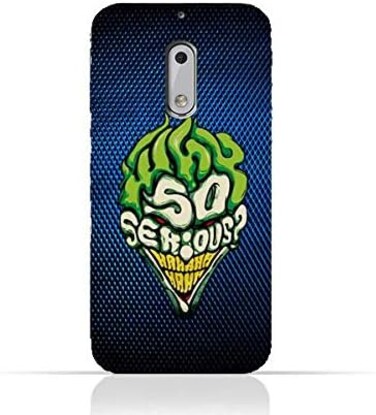 Generic Nokia 6 TPU Silicone Protective Case With Joker why so serious Design