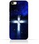 Eimo iPhone 6 Plus / 6 Plus S TPU Silicone Protective Case With Christian Cross On a Starry Night Design