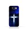Eimo Samsung Galaxy S8 TPU Silicone Protective Case With Christian Cross On a Starry Night Design