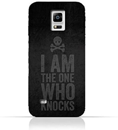 Eimo Samsung Galaxy Note 4 TPU Silicone Protective Case With Breaking Bad - I am the one who knocks Design