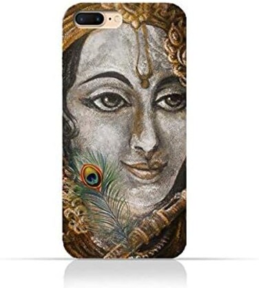 Eimo iPhone 8 Plus TPU Silicone Protective Case With Lord Krishna With Flute Design