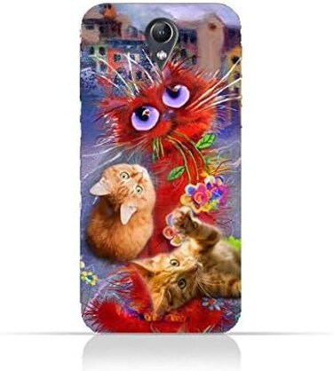 Generic Lenovo Vibe S1 TPU Protective Silicone Case With Adorable Cute Cats Design