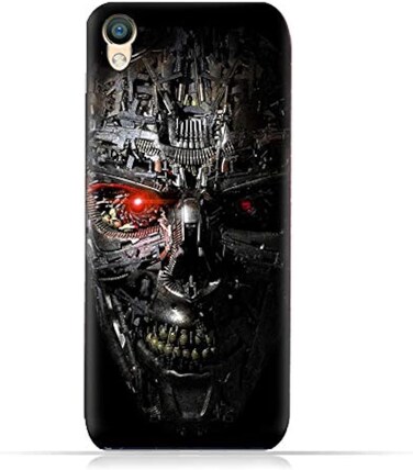 Generic OPPO R9/F1 Plus TPU Silicone Protective Case With Terminator Robot Design