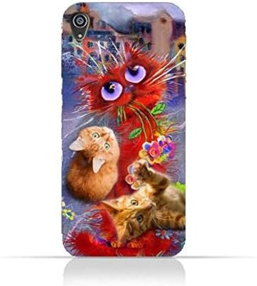 Generic Sony Xperia XA Ultra TPU Protective Silicone Case With Adorable Cute Cats Design