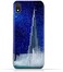 Generic Apple IPhone XR TPU Silicone Protective Case With Burj Khalifa and Water Fountain On a Starry Night Design