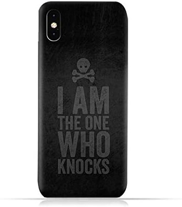 Generic Iphone Xs Max TPU Soft Protective Silicone Case With I am the one who knocks Design