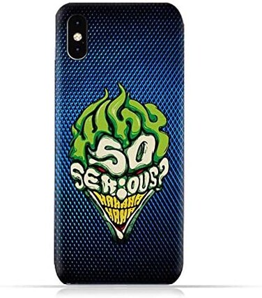 جراب سيليكون ناعم واقٍ من مادة TPU لهاتف iPhone XS Max بتصميم "لماذا كل هذا الجدية؟