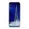 جراب حماية سيليكون TPU لهاتف آيفون XS Max بتصميم برج خليفة ونافورة مياه في ليلة مرصعة بالنجوم