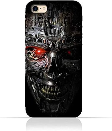 Eimo iPhone 7 TPU Protective Silicone Case With Terminator Robot Design