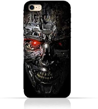 Eimo iPhone 8 TPU Protective Silicone Case With Terminator Robot Design