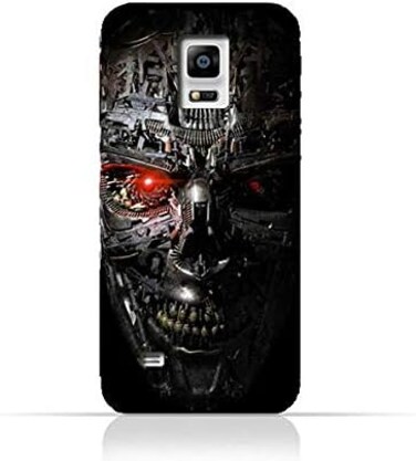 Eimo Samsung Galaxy Note 4 TPU Protective Silicone Case With Terminator Robot Design