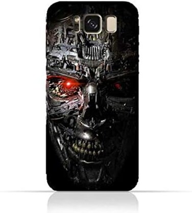 Eimo Samsung Galaxy S8 Plus TPU Protective Silicone Case With Terminator Robot Design