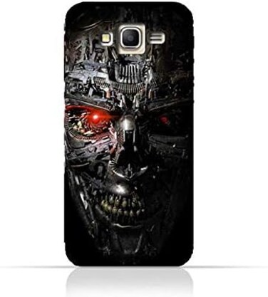 Generic Samsung Galaxy Grand Prime TPU Protective Silicone Case With Terminator Robot Design