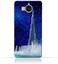 Generic Huawei Y5 (2017) TPU Silicone Protective Case With Burj Khalifa and Water Fountain On a Starry Night Design