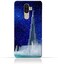 Generic Lenovo K8 NoteTPU Silicone Protective Case With Burj Khalifa and Water Fountain On a Starry Night Design