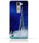 Generic LG K7 TPU Silicone Protective Case With Burj Khalifa and Water Fountain On a Starry Night Design