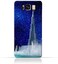 Generic Samsung Galaxy S8 TPU Silicone Protective Case With Burj Khalifa and Water Fountain On a Starry Night Design