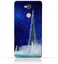 Generic Sony Xperia L2TPU Silicone Protective Case With Burj Khalifa and Water Fountain On a Starry Night Design