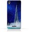 Generic Sony Xperia T3 TPU Silicone Protective Case With Burj Khalifa and Water Fountain On a Starry Night Design