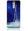 Generic Infinix Hot Note X521TPU Silicone Protective Case With Burj Khalifa and Water Fountain On a Starry Night Design