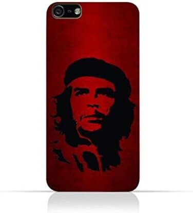جراب سيليكون TPU عادي لهاتف iPhone 5 بنقشة ظلية تشي جيفارا