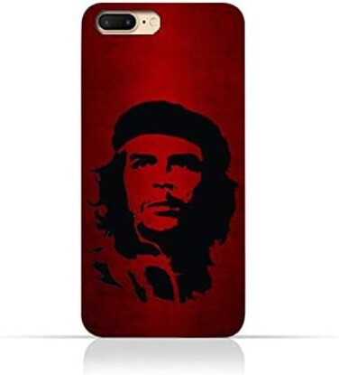جراب سيليكون TPU عادي لهاتف iPhone 8 Plus بنقشة ظلية تشي جيفارا