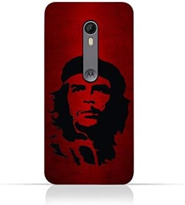 جراب سيليكون TPU بتصميم مشابه لـ Moto X مع نقش ظلي لتشي جيفارا