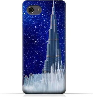غطاء خلفي واقٍ للهاتف المحمول مصنوع من مادة TPU، متوافق مع هاتف Sharp Aquos R1 بتصميم رقم 11.