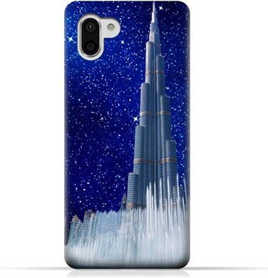 غطاء خلفي واقٍ للهاتف المحمول من مادة TPU، متوافق مع هاتف Sharp Aquos R2 بتصميم رقم 11.