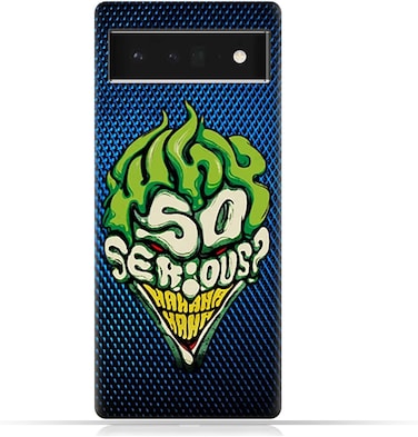 غطاء خلفي واقٍ من مادة TPU لهاتف Pixel 6 Pro بتصميم الجوكر