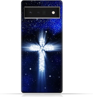 Generic TPU Protective Back Case Cover For Pixel 6 Pro With Cross Pattern