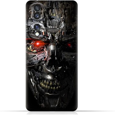 غطاء خلفي واقٍ من مادة TPU لهاتف Honor 70 بتصميم روبوت Terminator
