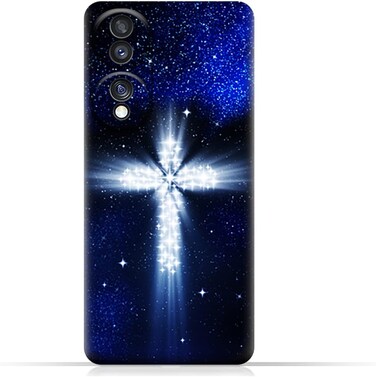 Generic TPU Protective Back Case Cover For Honor 70 With Cross Pattern