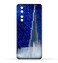 غطاء خلفي واقٍ من مادة TPU لهاتف Honor 90 (5G) بتصميم برج خليفة في ليلة مرصعة بالنجوم