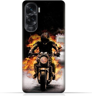 غطاء خلفي واقٍ من مادة TPU لهاتف Honor 90 Lite (LTE 5G) بتصميم رقم 041